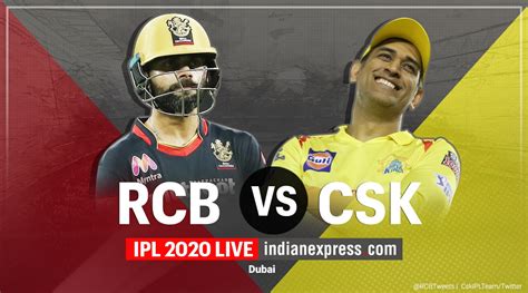 rcb vs csk|rcb vs csk ipl 2020.